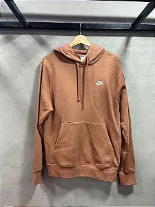 MOLETOM NIKE SPORTWEAR MARROM(COM CAPUZ)