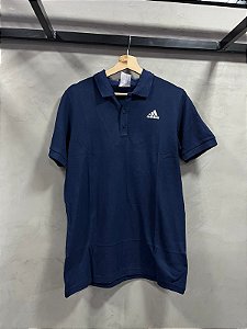 CAMISA POLO ADIDAS ESSETIAL SPORT (AZUL MARINHO)