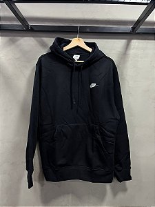 Moletom Nike Sportwear Club fechado - preto