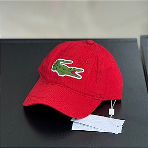 Boné Lacoste Big Croc - Vermelho  RK471123240