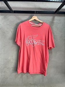 CAMISETA LACOSTE ROSA CLARO