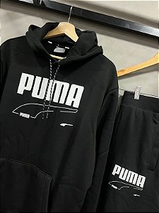 CONJUNTO PUMA REBEL PRETO