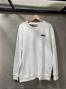 MOLETOM PUMA BRANCO(SEM CAPUZ)