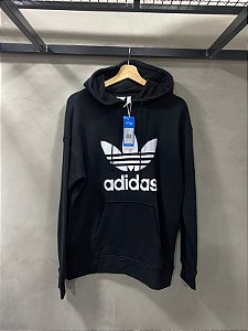 MOLETOM ADIDAS ORIGINALS PRETO(COM CAPUZ)