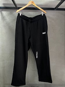 CALCA MOLETOM PUMA CORTE RETO (PRETO)
