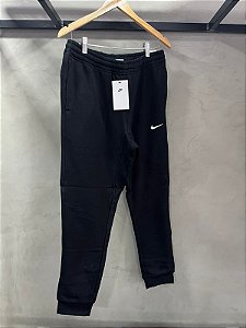 CALÇA NIKE MINI SWOOSH MOLETOM PRETA