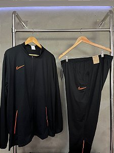 CONJUNTO NIKE DRI-FIT 2020 (PRETO/LARANJA)