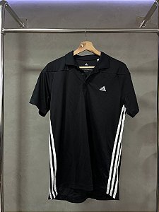 CAMISA POLO ADIDAS BASE 3S PRETO