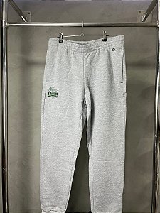 CALÇA LACOSTE MOLETOM CINZA - XH8666-23-CCA