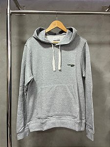 MOLETOM LACOSTE FLEECE COM CAPUZ