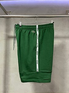 BERMUDA LACOSTE FAIXA(VERDE)