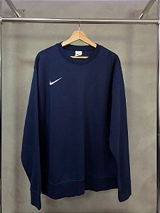 MOLETOM NIKE GOLA CARECA AZUL MARINHO