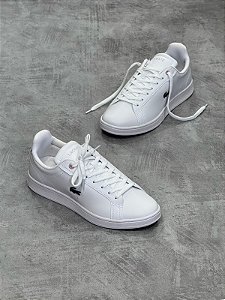 TENIS LACOSTE CARNABY FEMININO(BRANCO/ROSA)