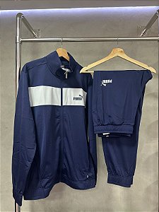 CONJUNTO PUMA TRACK (AZUL MARINHO)