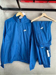 Conjunto nike sportwear Impermeável club - azul royal