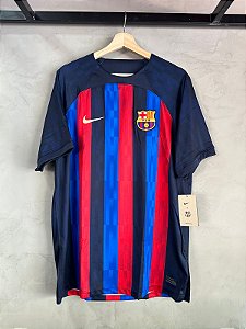 Camisa Barcelona I 22/23 Torcedor Masculina Nike
