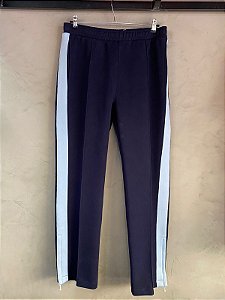 calça Lacoste Regular Fit Heritage Colorblock Pique
