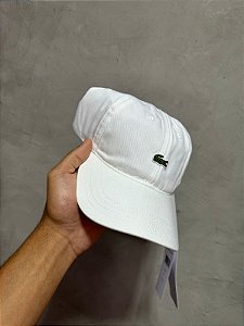 BONÉ LACOSTE MINI CROCO BRANCO