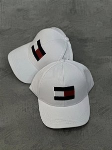 Boné tommy Hilfigher bandeirão - branco