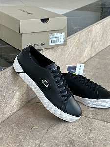 TÊNIS LACOSTE GRIPSHOT (PRETO/BRANCO)
