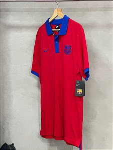 POLO BARCELONA 2015 VERMELHA/AZUL
