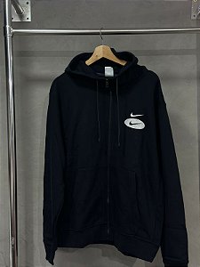 MOLETOM NIKE SPORTWEAR DOUBLE SWOOSH PRETO