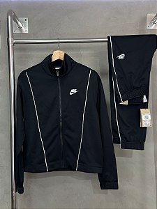 CONJUNTO NIKE TRACKSUIT PRETO (FEMININO)