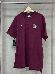 CAMISA POLO BARCELONA 2017 VINHO