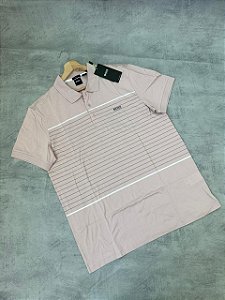 POLO HUGO BOSS ROSÉ LISTRADA