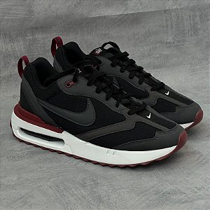 NIKE AIR MAX DAWN (PRETO COM VINHO )
