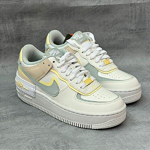 W NIKE AF1 SHADOW (BRANCO/AMARELO)
