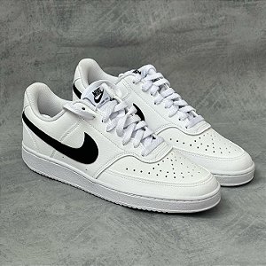 NIKE COURT VISION LOW (BRANCO-PRETO)