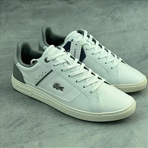 Lacoste Europa Pro - Branco + Cinza