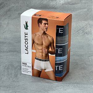 KIT CUECA LACOSTE CASUAL (3 CORES)
