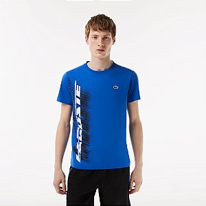 CAMISETA LACOSTE SPORT REGULAR FIT (AZUL ROYAL)