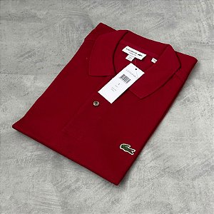 CAMISA POLO LACOSTE L.12.12 BORDO