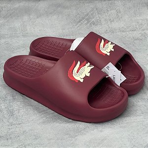 CHINELO SLIDE LACOSTE 3D VINHO