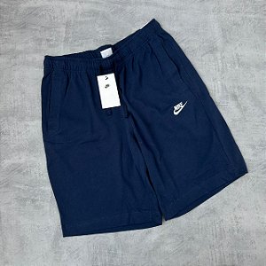Bermuda nike Sportwear algodão -Azul marinho
