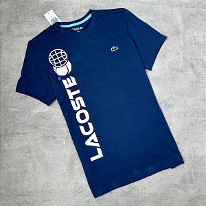 CAMISETA LACOSTE TENNIS MEDVEDEV (AZUL)
