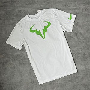 CAMISETA NIKE RAFAEL NADAL (BRANCA\VERDE)