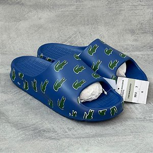 SLIDE LACOSTE "CAMPANAS" AZUL ROYAL