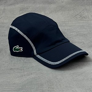 Boné Lacoste De Tênis Colorblock - Azul Navy