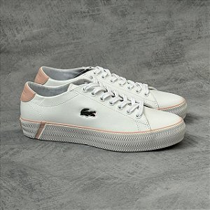 LACOSTE GRIPSHOT BL BRZ WHT/PINK