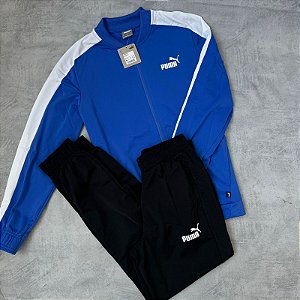 Conjunto Puma Tracksuit - Azul+branco 585843-92