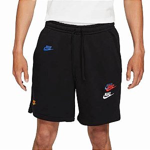 Bermuda Nike Multi Swoosh color - Preta