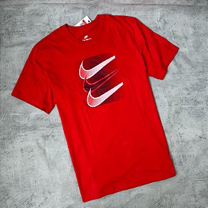 Camiseta nike Triple Swoosh - Vermelha