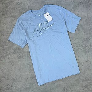 Camiseta Masculina manga curta clube -azul