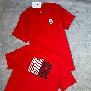Camiseta Nike Air Force - Vermelha