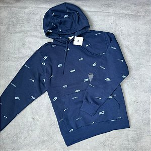 Nike Club Fleece Men's Allover Print Pullover Hoodie