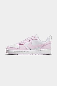 Nike Court Borough Low - Branco + Rosa